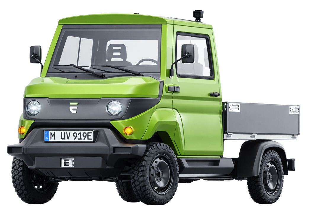 Elektrické užitkové vozidlo EVUM aCar 4×4