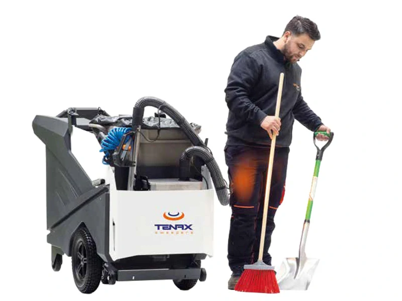 Úklidový vozík s vysavačem psích exkrementů Ecarr