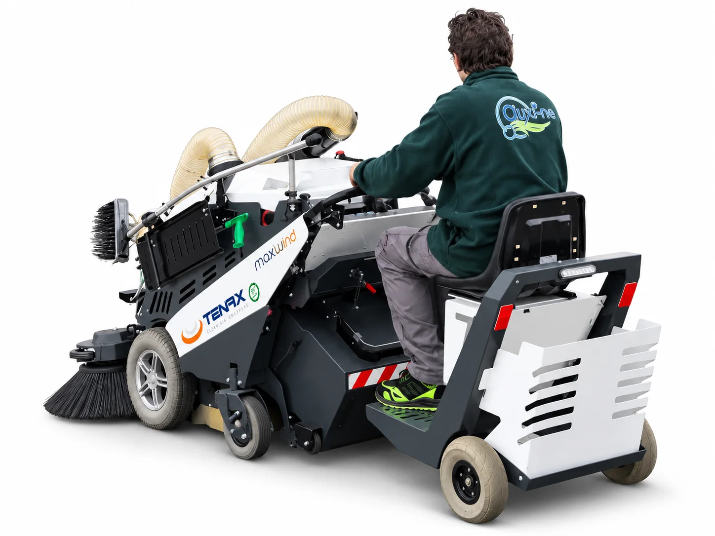 Elektrický zametač MAXWIND s dvoukolovým vozíkem